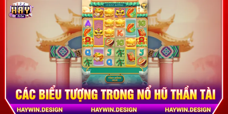 Mỗi biểu tượng mang một mức thưởng khác nhau cực giá trị