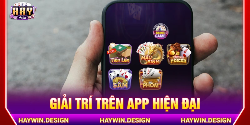 Người chơi thả ga giải trí trên ứng dụng di động hiện đại 