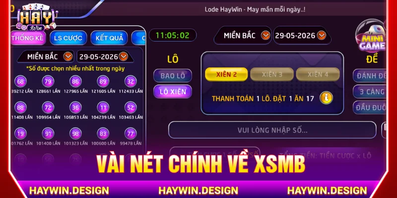 Vài nét chính về XSMB